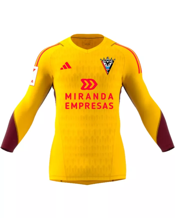 Camiseta oficial portero amarilla