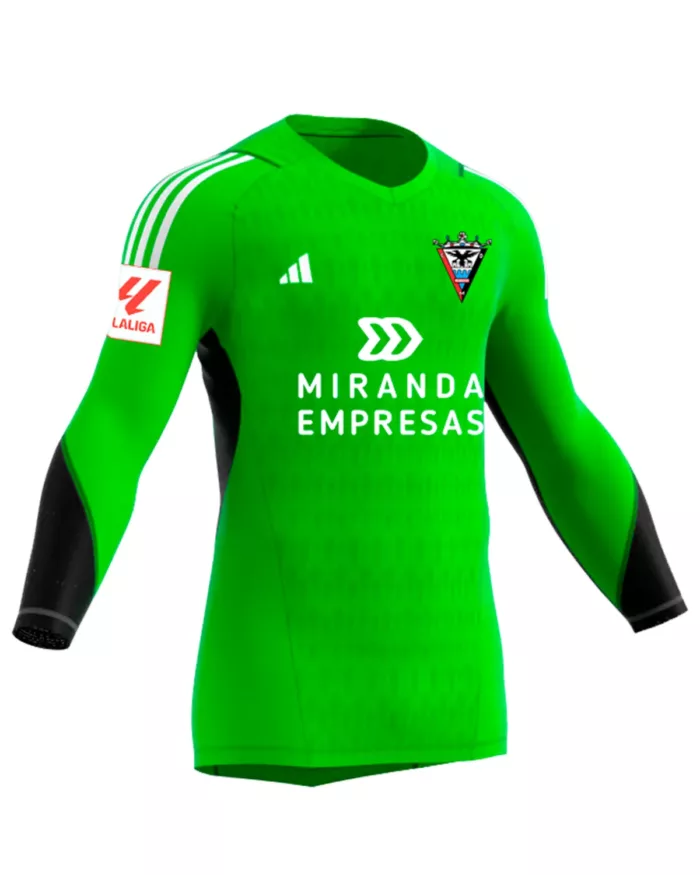 Camiseta oficial portero verde lateral derecho