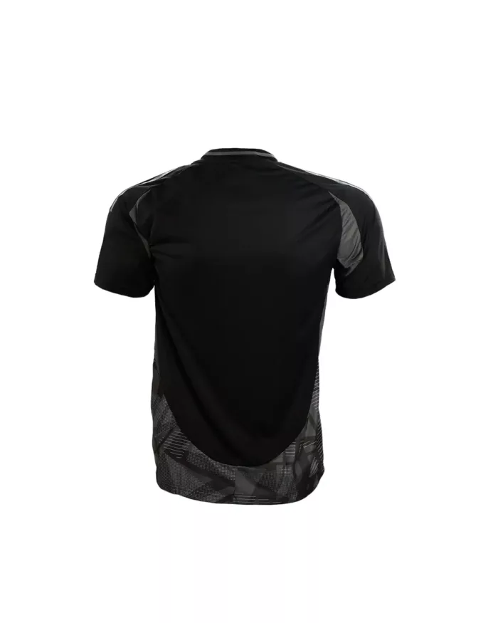 CAMISETA CALENTAMIENTO ADIDAS NEGRA ADULTO 2024/2025 - Imagen 2