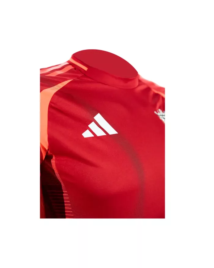 CAMISETA CALENTAMIENTO ADIDAS ROJA ADULTO 2024/2025 - Imagen 2