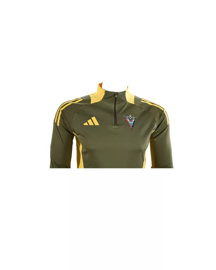 SUDADERA ENTRENO ADIDAS VERDE ADULTO 2024/2025 - Imagen 2