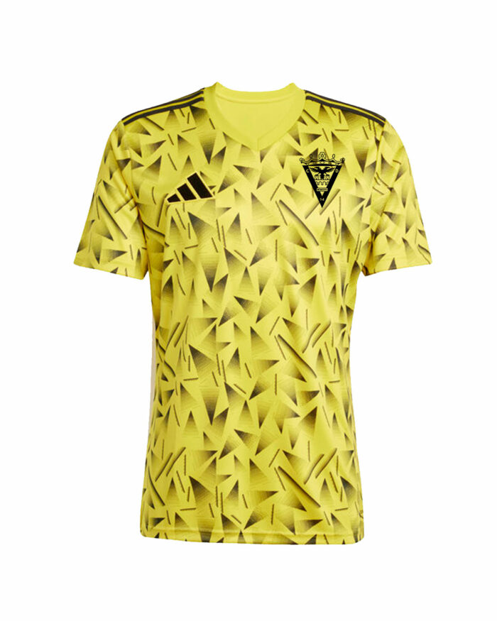 CAMISETA CALENTAMIENTO ADIDAS AMARILLA ADULTO 2025/2026