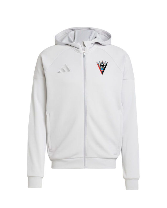 CHAQUETA CHANDAL ADULTO GRIS 2025/2026