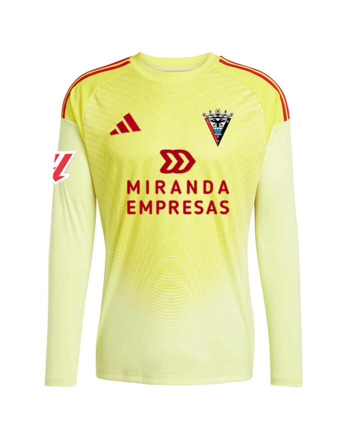 CAMISETA OFICIAL ADIDAS PORTERO AMARILLA 2025/2026